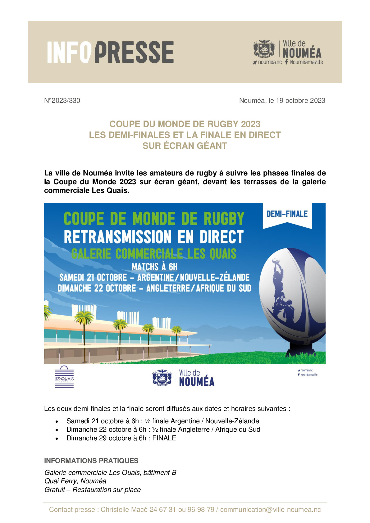 IP 330 Ecran géant - Coupe du monde de rugby.pdf