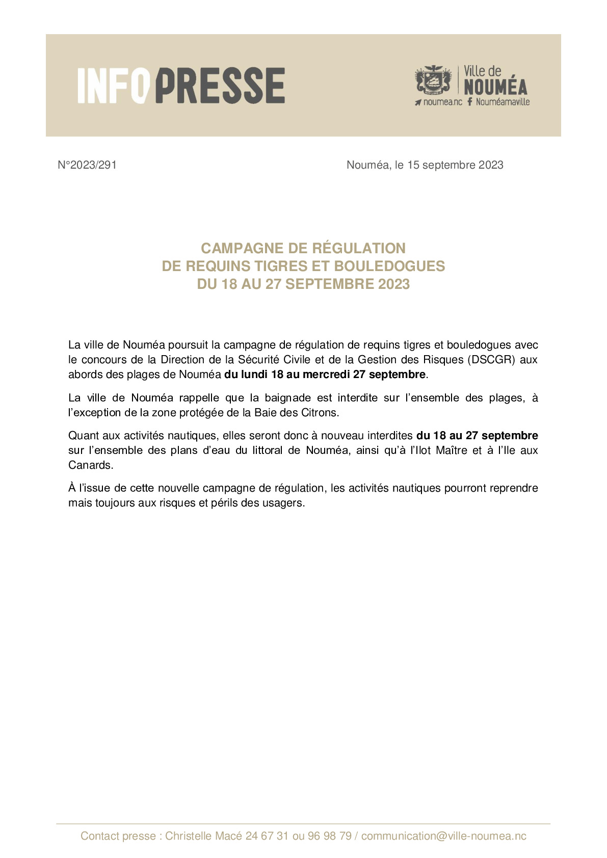 IP 291 Campagne de régulation requins tigres et bouledogues du 18 au 27 septembre.pdf