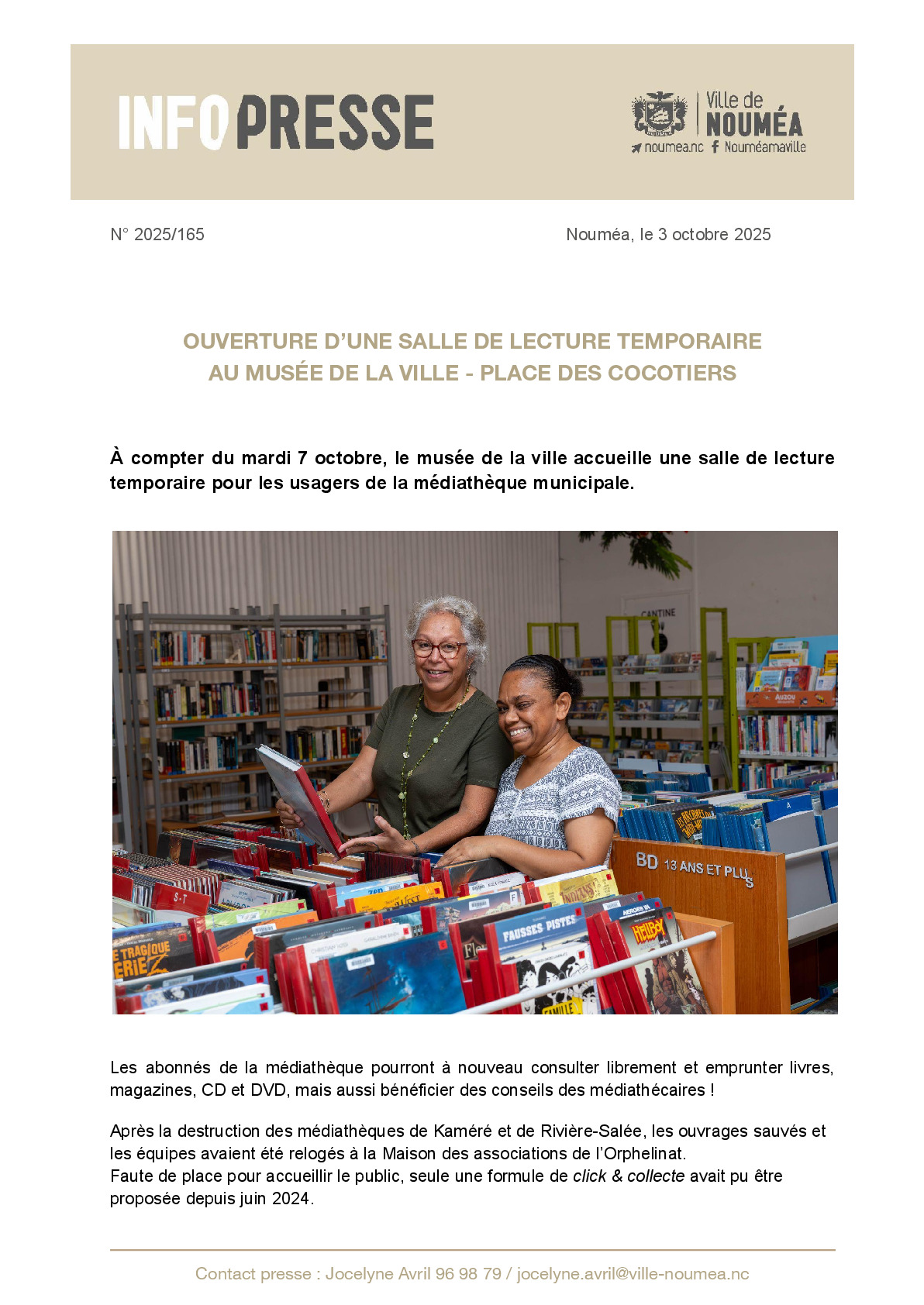 165 IP Ouverture d'une salle de lecture au musée de la ville.pdf