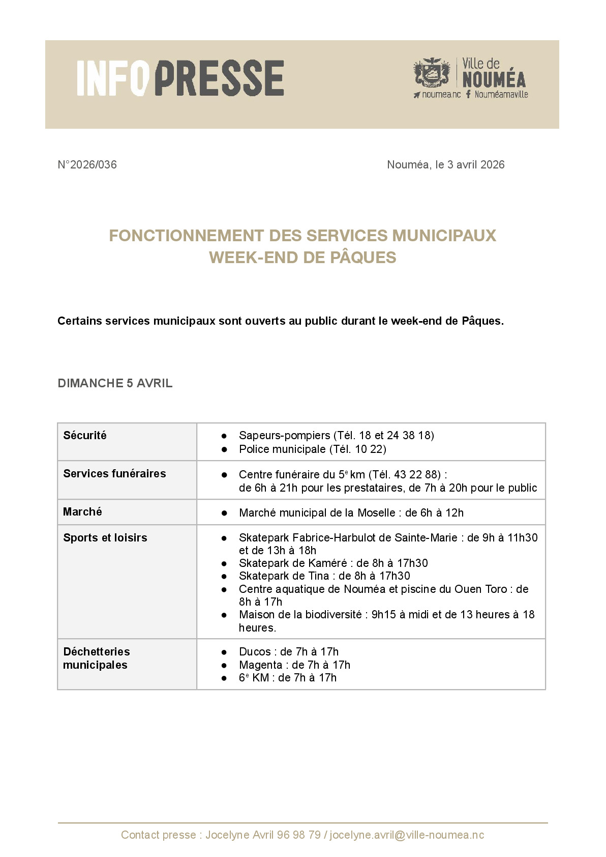 036 IP Fonctionnement des services municipaux - Week-end de Pâques.pdf
