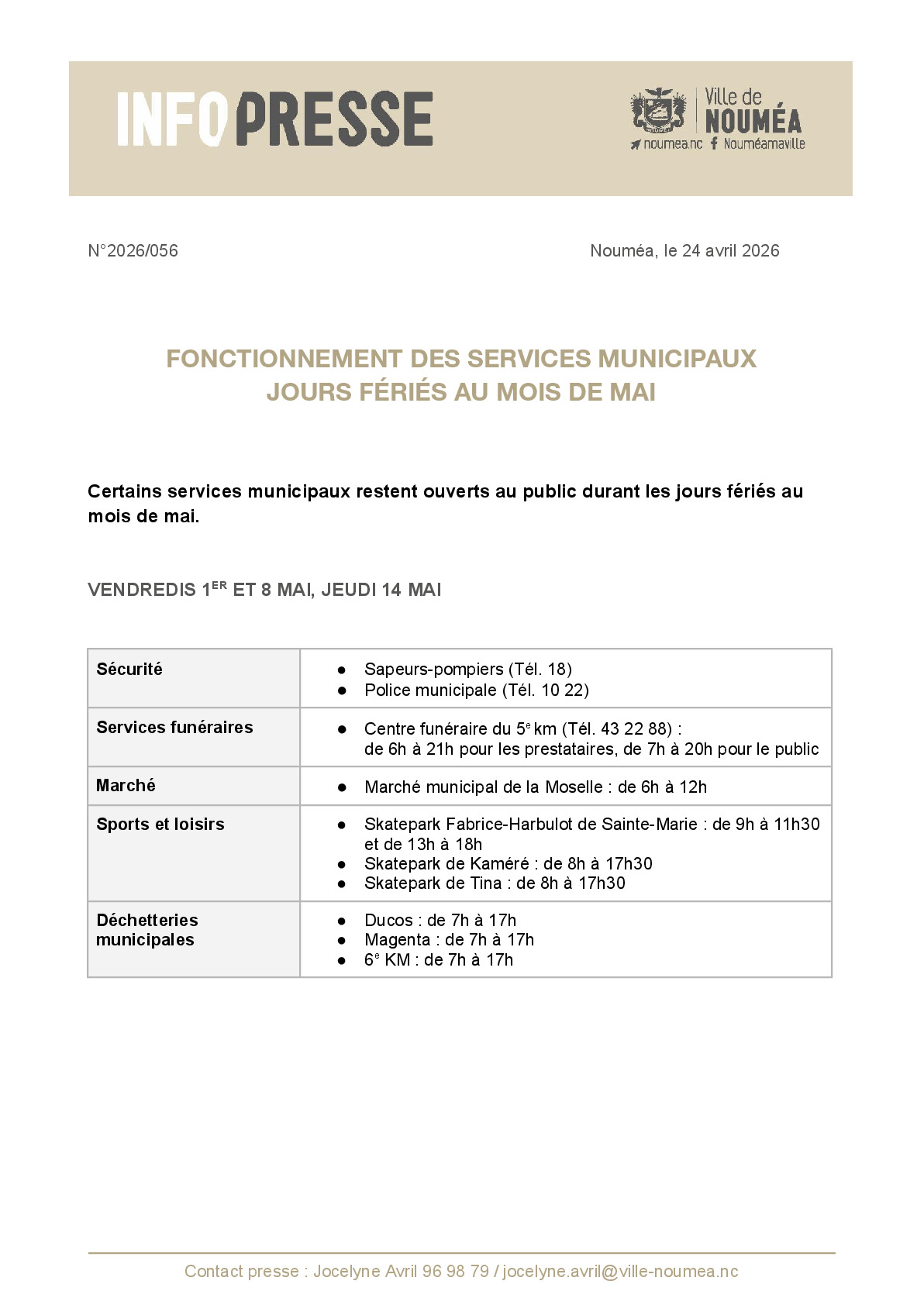 056 IP Fonctionnement des services municipaux - Jours fériés en mai (1).pdf