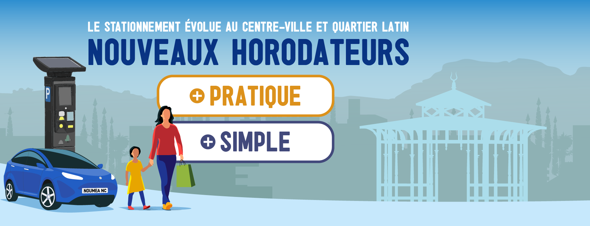 De nouveaux horodateurs au centre ville