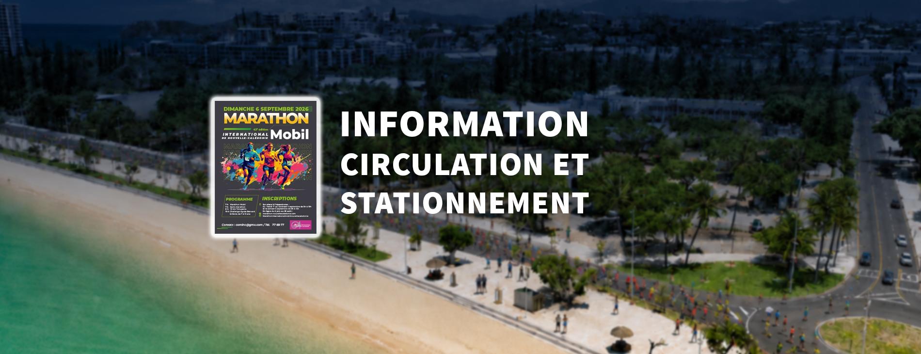 Circulation et stationnement - Marathon Mobil 2026