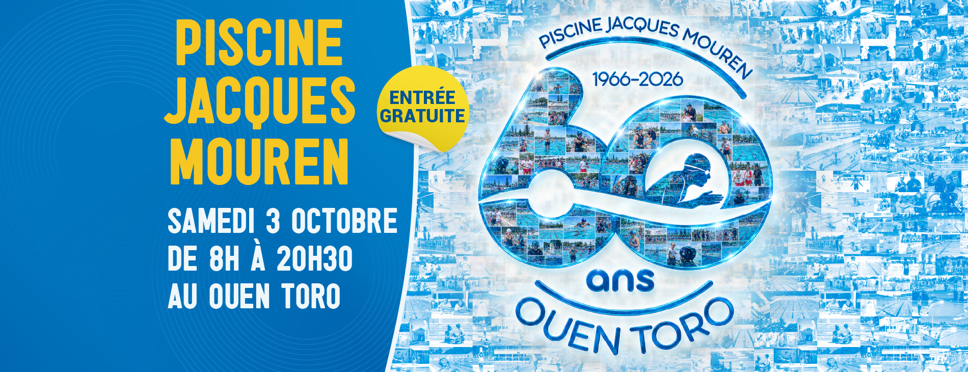 60 ans piscine Ouen Toro