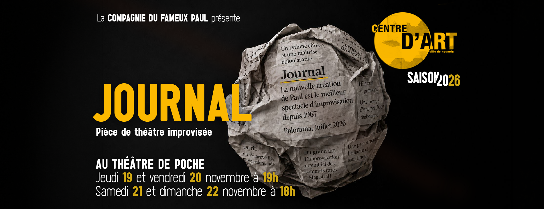 Journal au centre d'Art