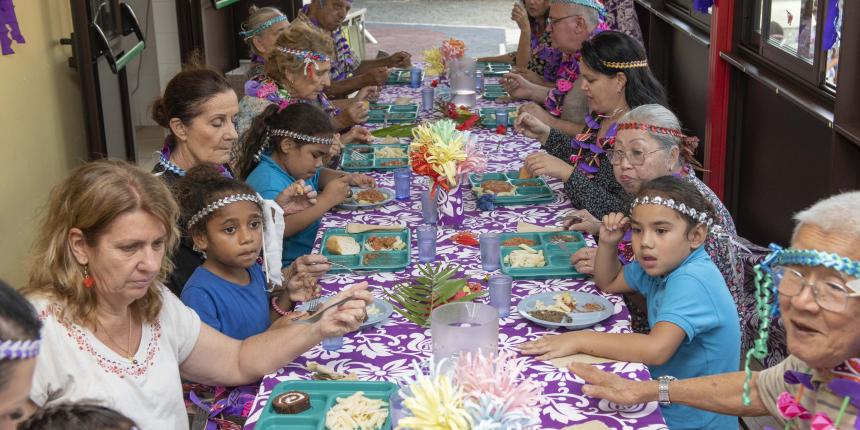 repas intergénérationnel les Orchidées 3
