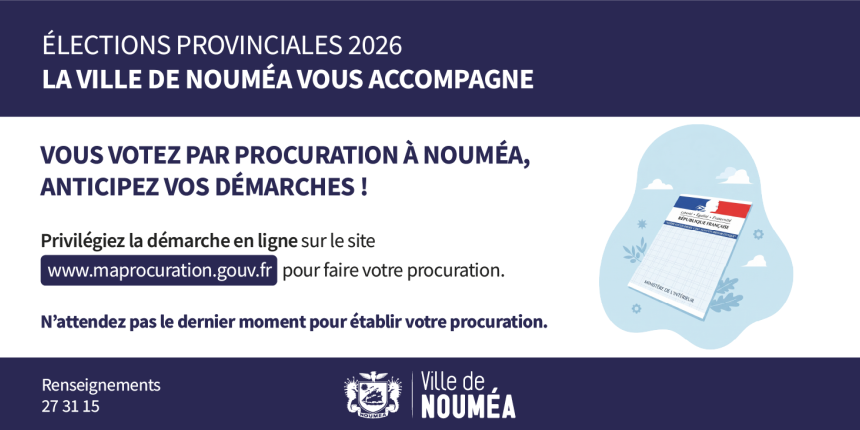 Procurations élections provinciales