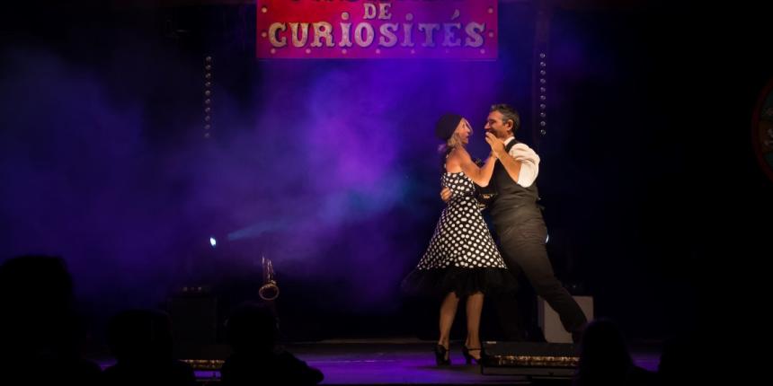 Spectacle "Le petit cabaret de curiosité" au centre d'Art