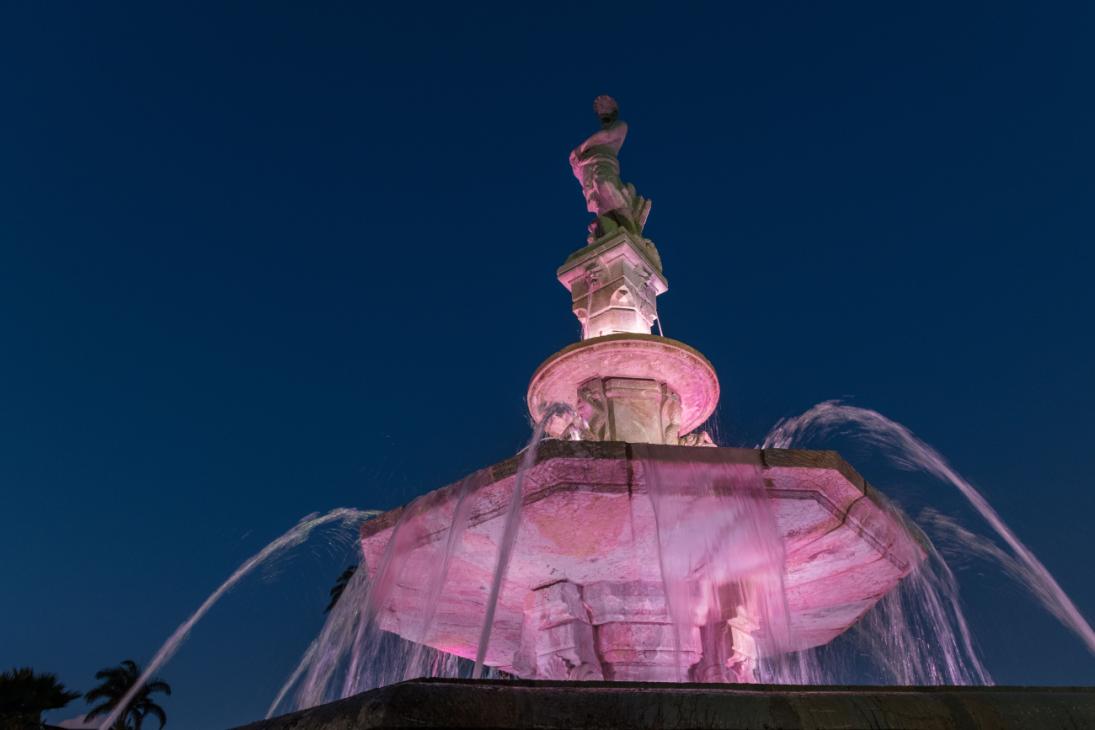 Octobre rose - fontaine Céleste