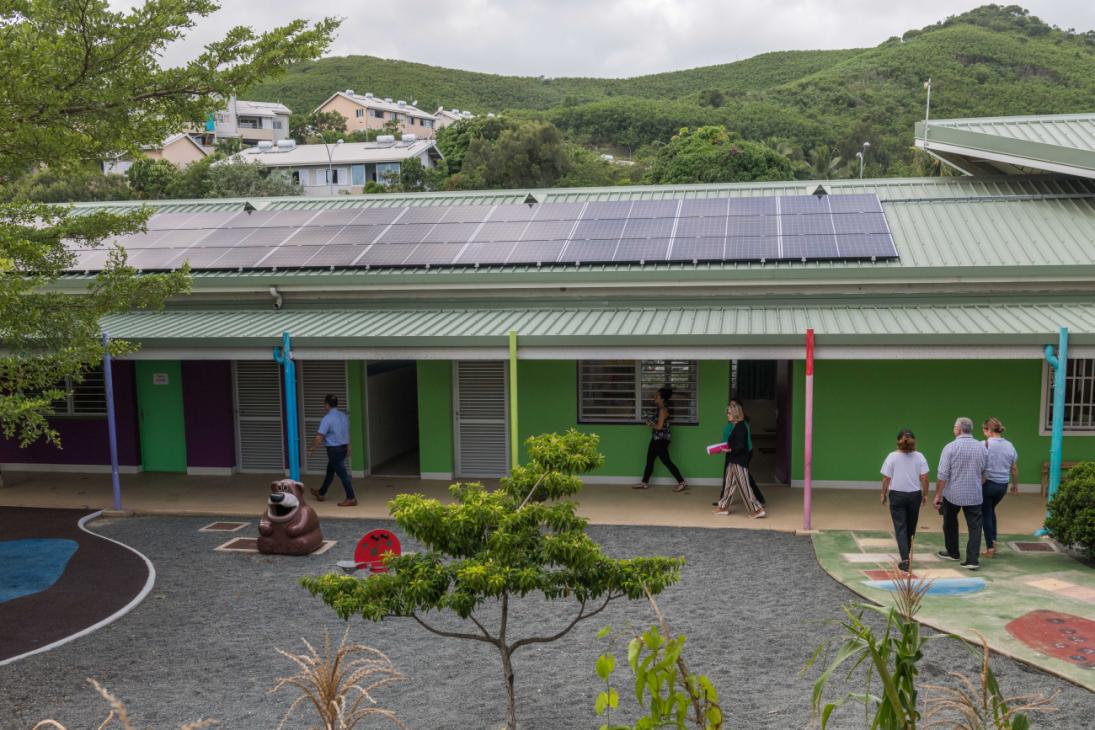 panneauux solaires - école