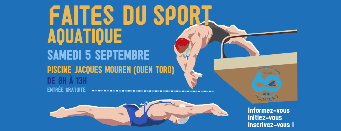 faites du sport aquatique 2026