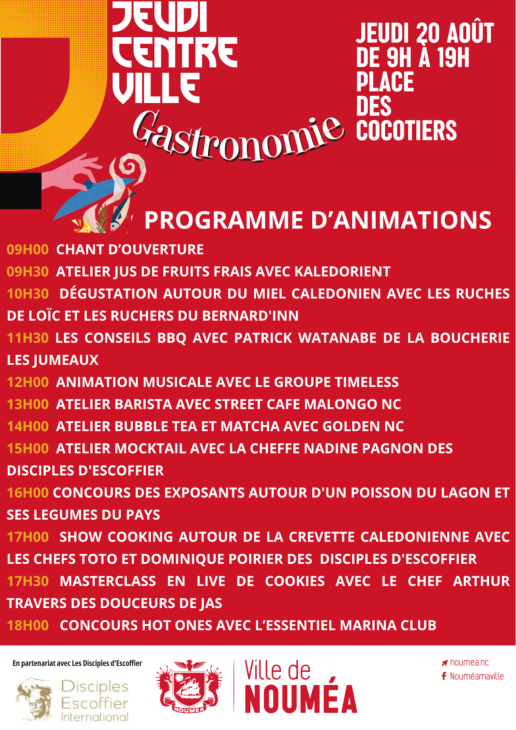 Jeudi du centre ville - Gastronomie