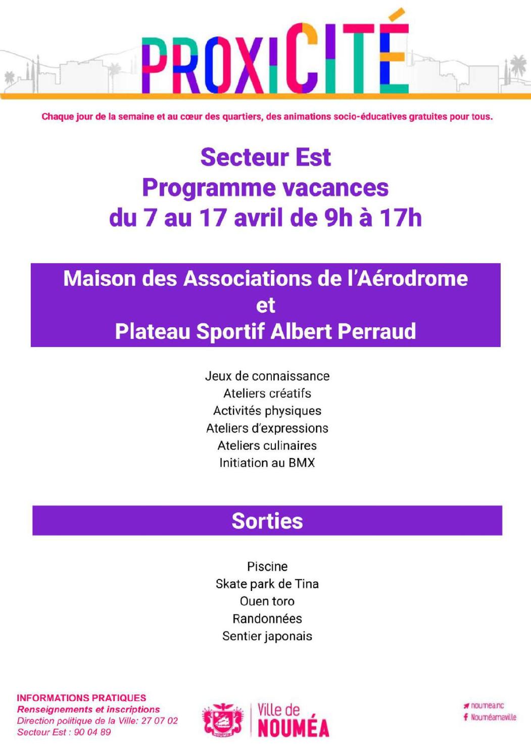 ProxiCité secteur Est - vacances avril 2026.pdf