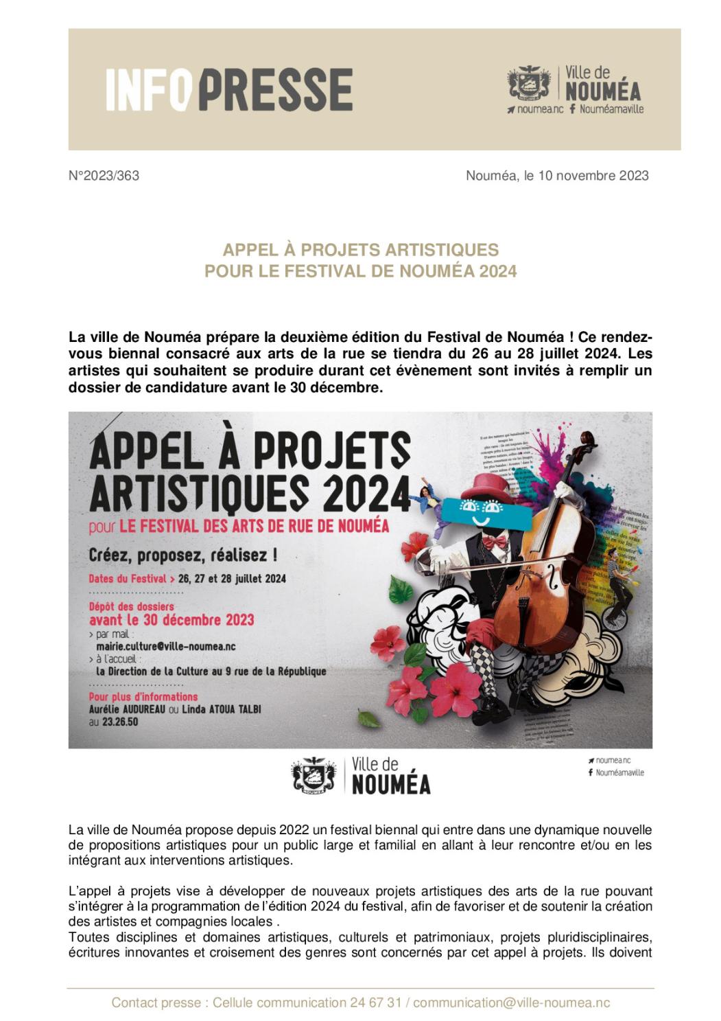IP 363 Appel à projets artistiques Festival de Nouméa.pdf