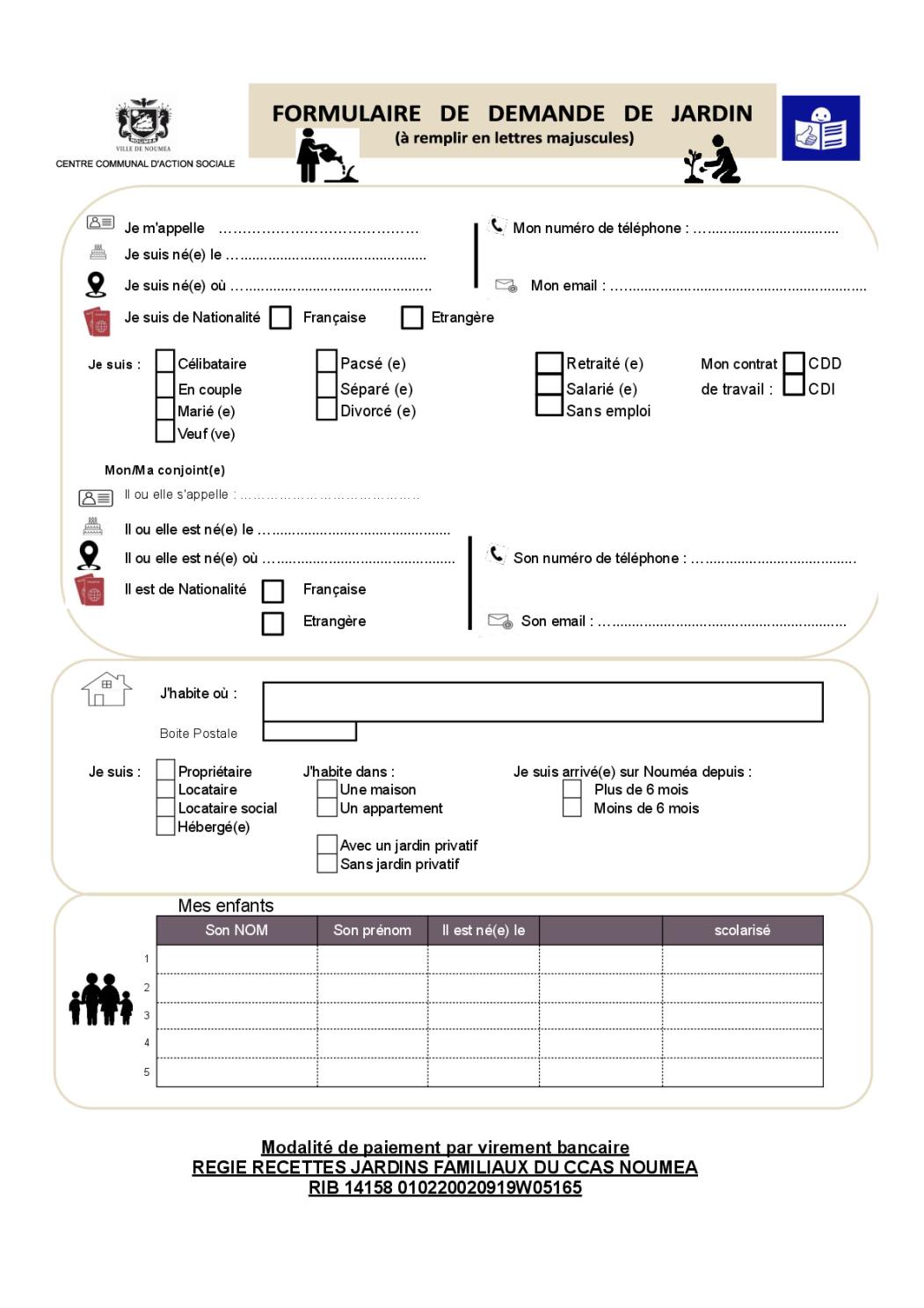 Pas d'image disponible Formulaire de demande de jardin FALC avec RIB - jardin.pdf