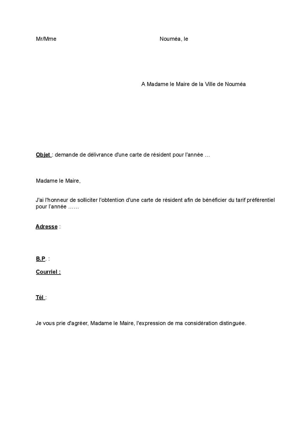 Courrier de demande de carte de stationnement résident ou de renouvellement.pdf